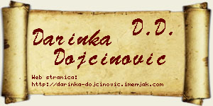 Darinka Dojčinović vizit kartica